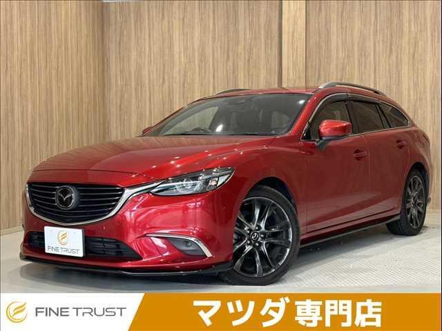アテンザワゴン(マツダ) XD Lパッケージ サンルーフ BOSEサウンド 本革シート アイアクティブセンス ステアリングヒーター 禁煙車 フルエアロ 純正SDナビ バックカメラ レーダークルーズコントロール シートヒーター Bluetooth 中古車画像