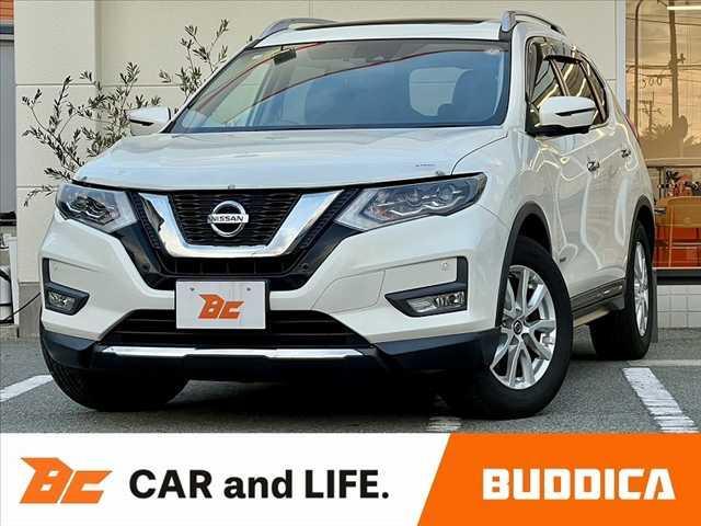 エクストレイル(日産) 20Xi ハイブリッド 車検整備付 後期 4WD サンルーフ ルーフレール 純正SDナビ フルセグ BT DVD プロパイロット アラウンドビューモニター Dインナーミラー エマブレ 電動バックドア LED ETC ステリモ 中古車画像