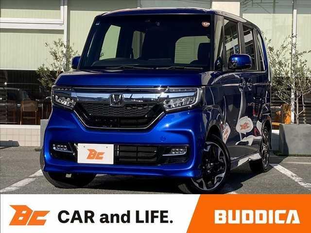 Ｎ−ＢＯＸカスタム(ホンダ) Ｇ・Ｌターボホンダセンシング　中期　純正ＳＤナビ　フルセグ　ＢＴ　ＤＶＤ　両側パワスラ　Ｂカメラ　ＥＴＣ　スマートキーＸ２　ステリモ　クルコン　ＬＥＤヘッド　Ａハイビーム　Ａストップ　電格　ＵＳＢポートＸ２　クリソナ 中古車画像