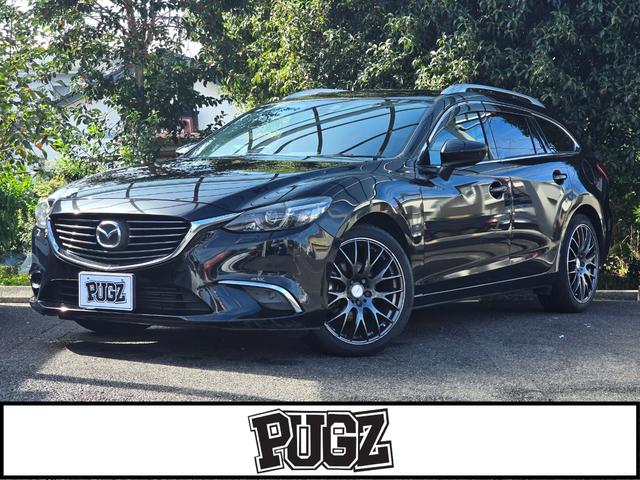 アテンザワゴン(マツダ) XD RAYS HOMURA19inアルミ/4WD/純正ナビ/バックカメラ/地デジ視聴可/LEDヘッドライト/ETC/レーダークルーズコントロール/ルーフレール/ヘッドアップディスプレイ/DVD再生 中古車画像