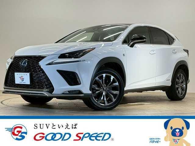 沖縄県の中古車ならＮＸ ＮＸ３００ｈ　“Ｆ　ＳＰＯＲＴ”　パノラミックルーフ　ブラインドスポットモニター　電動リアゲート　パワーシート　追従クルーズコントロール　パドルシフト　ハンドルヒーター　クリアランスソナー　衝突軽減ブレーキ　シートメモリ　ＥＴＣ車載器