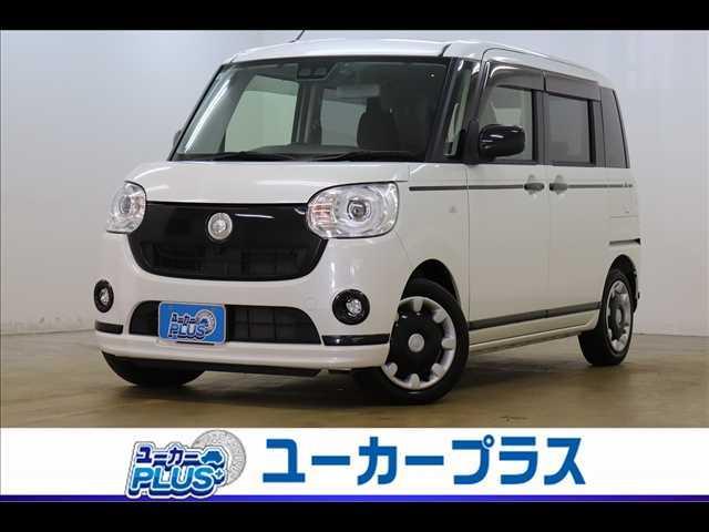 ムーヴキャンバス(ダイハツ) G ブラックアクセントリミテッドSAIII 全周囲カメラ 両 純正7型ナビ フルセグTV Bluetooth 全周囲カメラ 両側パワースライド スマートキー LEDオートライト ドラレコ ETC 衝突被害軽減ブレーキ 踏み間違い防止アシスト 禁煙車 中古車画像