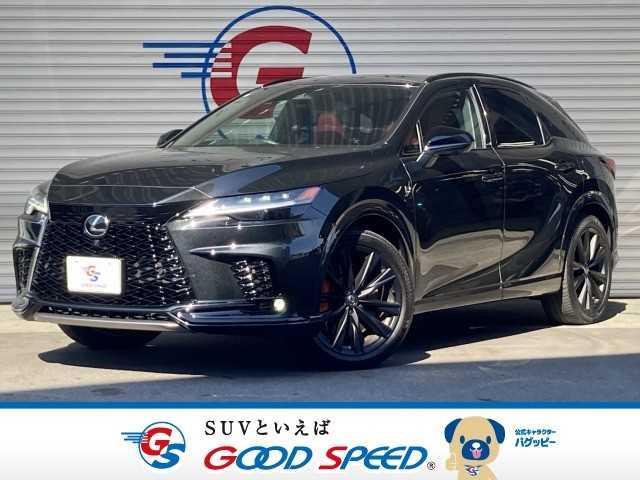 RX(レクサス) RX500h Fスポーツパフォーマンス 純正14型 パノラマルーフ パノラミックビューモニター ブラインドスポットモニター 電動リアゲート レーダークルーズコントロール ヘッドアップディスプレイ デジタルインナーミラー パーキングアシスト 中古車画像