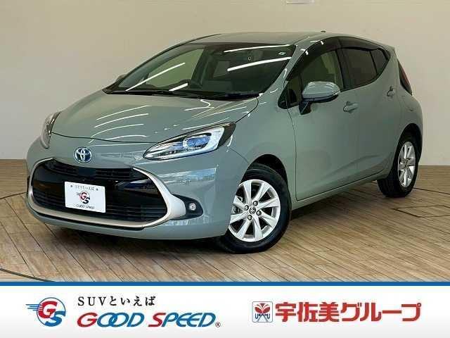 沖縄県島尻郡南風原町の中古車ならアクア Ｚ　ワンオーナー　純正１０．５型ナビ　ブラインドスポットモニター　ヘッドアップディスプレイ　追従クルーズコントロール　ステアリングヒーター　ハーフレザー　パワーシート　パーキングアシスト　ＡＣ１００Ｖ