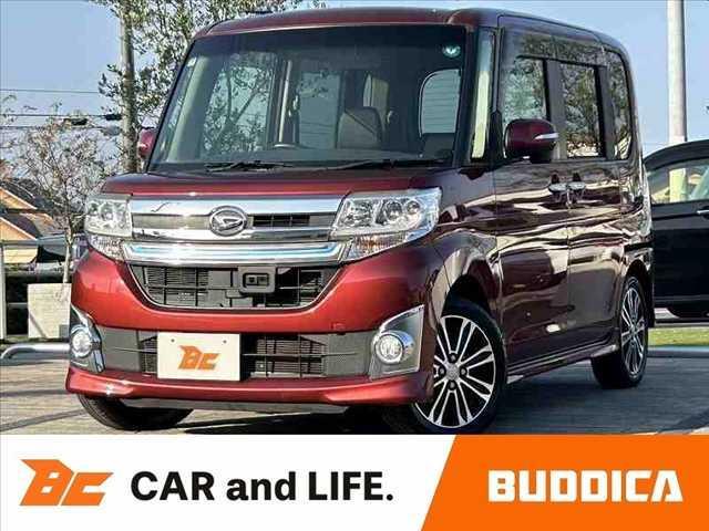 タント(ダイハツ) カスタムＲＳ　トップエディションＳＡ　車検整備付　禁煙車　ＳＡ　両電　純正ＳＤナビ　フルセグ　ＢＴ　ＤＶＤ　Ｂカメラ　スマートキー　オートＬＥＤ　コンビシート　エコアイドル　チルトステア　シートリフター　電格ミラーウインカー　純ＡＷ 中古車画像
