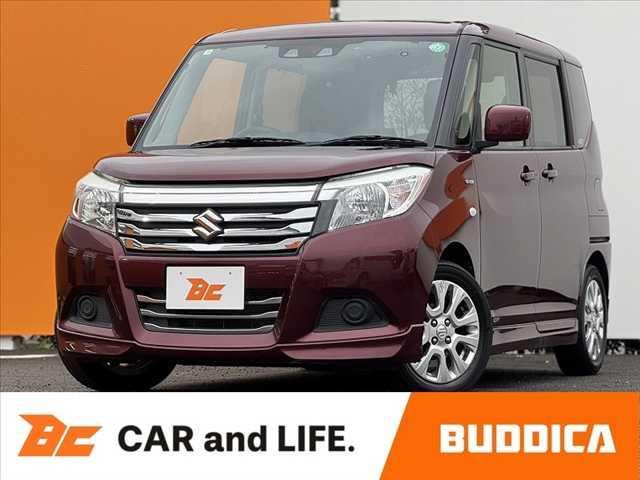 ソリオ(スズキ) ハイブリッドＭＸ　禁煙車　車検整備付　後期　セーフティサポート　電スラ　ナビ　Ｂカメラ　レーダークルーズコントロール　Ａストップ　ＥＴＣ　ドラレコ　シートヒーター　ステアリングスイッチ　ＳＲＳエアバッグ　アームレスト 中古車画像