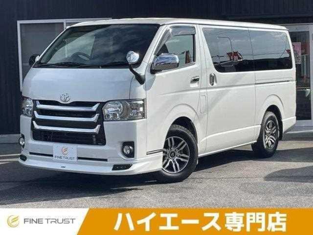 【岐阜県／土岐市】商用バン専門店／ハイエースバン！ ４型ＬＥＤライト付　スマートキー　モデリスタフロントエアロ