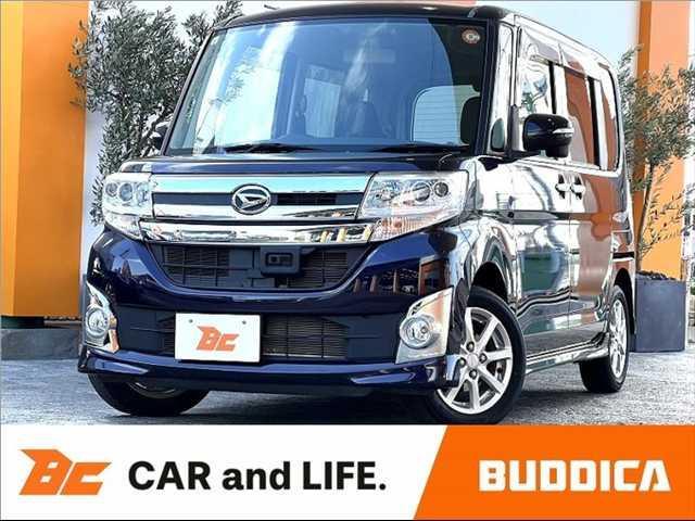 タント(ダイハツ) カスタムＸ　ＳＡ　禁煙　ナビ　アップグレードＰ　フルセグ　Ｂモニタ　電スラ　スマートアシスト　オートライト　ＬＥＤランプ　フォグ　ベンチシート　アームレスト　ロールサンシェード　横滑り防止　右イージークローザー 中古車画像