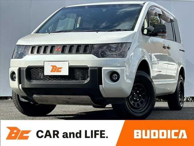 デリカＤ：５(三菱) Ｄ　パワーパッケージ　禁煙車　４ＷＤ　リフトアップ　ナビ　バックカメラ　両電スラ　フルセグ　１６インチホイール　ＥＴＣ　ドラレコ　キーレスオペレーション　シートヒーター　ＨＩＤヘッド　オートライト　クルコン　パドルシフト 中古車画像