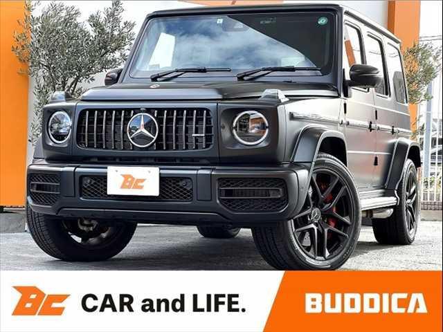 Ｇクラス(AMG) Ｇ６３　ＡＭＧレザーエクスクルーシブパッケージ　禁煙　ＡＭＧレザーエクスクルーシブＰ　２１インチＡＷ　ＯＰカラー　ボディ同色背面カバーリング　Ｂｕｒｍｅｓｔｅｒ　全方位　サンルーフ　ＬＥＤ　レーダーセーフティ　ＢＳＭ　前席リラクゼーションシート 中古車画像