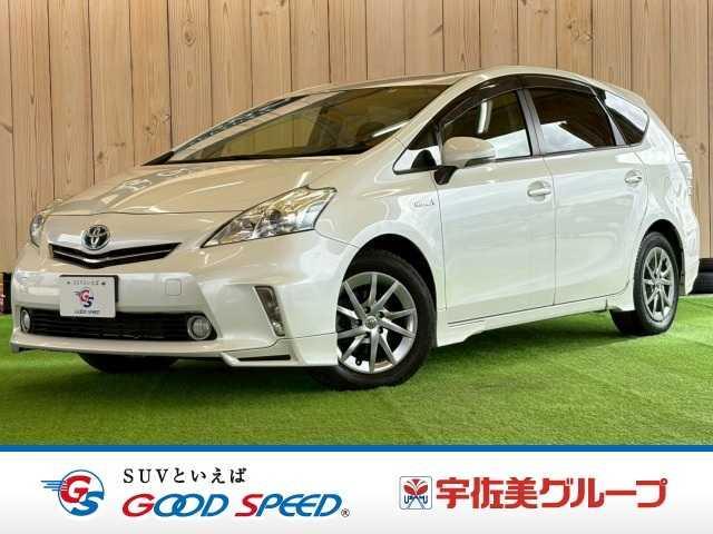 プリウスアルファ(トヨタ) Ｓ　ｔｕｎｅ　ＢＬＡＣＫ　メモリーナビ　バックカメラ　地デジ　ＥＴＣ 中古車画像