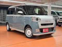 ムーヴキャンバス ストライプスG 届出済未使用車 ブレーキサポート ソナー アイドリングストップ 両側電動スライドドア スマートキー プッシュスタート Wシートヒーター LEDヘッドライト オートマチックハイビーム オートエアコン 中古車画像