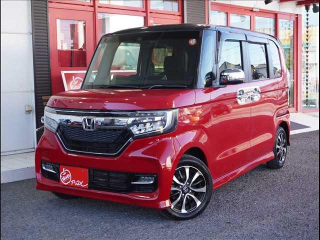 Ｎ－ＢＯＸカスタム　ＪＦ３　ホンダセンシング 両側パワースライド　衝突軽減ホンダセンシング　レーダークルーズ　Ｂカメラ