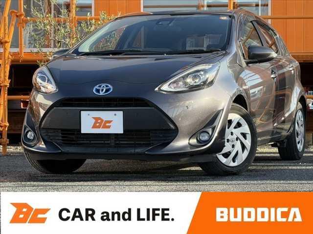 アクア(トヨタ) Ｓ　車検整備付　後期　禁煙　純正ナビ　セーフティセンス　フルセグ　スマートキー×２　バックカメラ　Ｐガラス　Ｂｌｕｅｔｏｏｔｈ　ステリモ　アイドリングストップ　ＬＥＤヘッドライト 中古車画像