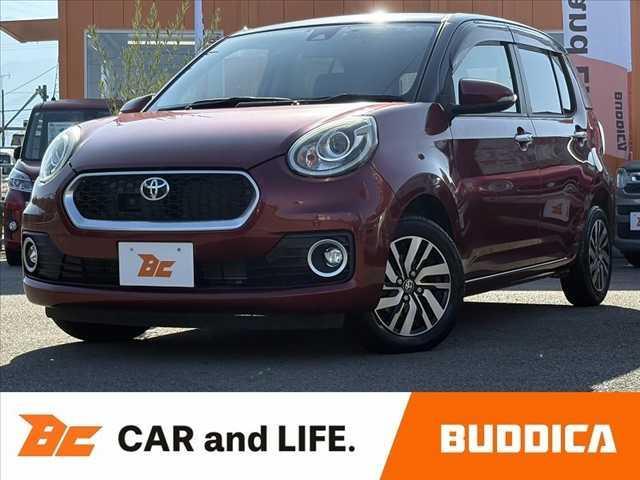 パッソ(トヨタ) モーダ　Ｇパッケージ　車検整備付　禁煙車　Aftermarketナビ　Ｂカメラ　ステアリングスイッチ　シートヒーター　フルセグ　ＢＴ　ドラレコ　ＥＴＣ　スマートキー　スペア　スマートアシスト２　ＬＥＤ　Ａライト　フォグ　純正ＡＷ　革巻ステア 中古車画像