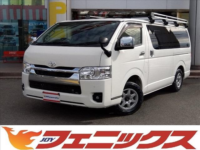 ハイエースバン(トヨタ) ロングスーパーＧＬ☆７型☆ワンオーナー☆ディーゼル☆４ＷＤ☆　１オーナー☆７型☆ディーゼル☆４ＷＤ☆セーフティセンス☆ナビ☆Ｂｌｕｅｔｏｏｔｈ☆バックカメラ☆モデリスタラゲージユーティリティフレーム☆パーキングサポートブレーキ☆クリアランスソナー☆前後ドラレコ☆ 中古車画像