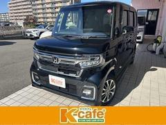 N-BOXカスタム カスタム L 助手席側パワースライドドア 禁煙車 リアカメラ フルセグTV LEDヘッド スマートキー オートエアコン DVD再生 アイドリングストップ ESC ETC アルミ WエアB パワーウィンドウ PS 中古車画像