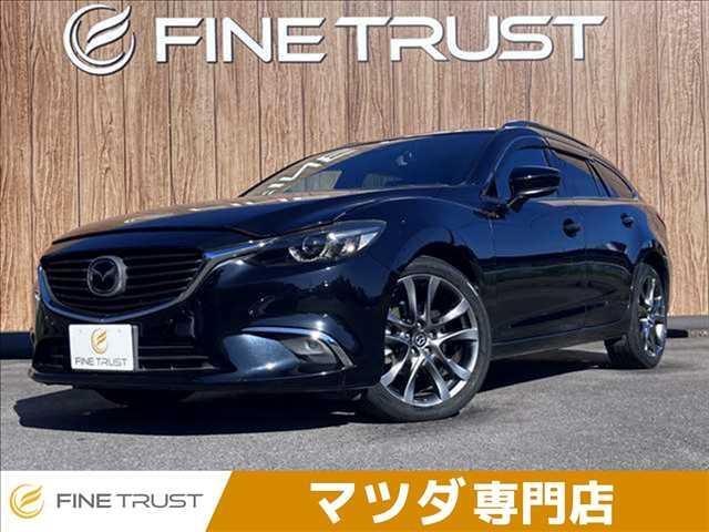 アテンザワゴン(マツダ) ＸＤ　Ｌパッケージ　本革シート　純正ＳＤナビ　レーダークルーズコントロール　バックカメラ　ルーフレール　禁煙車　フルセグＴＶ　衝突軽減ブレーキ　クリアランスソナー　パワーシート　スマートキー　ＨＩＤヘッドライト 中古車画像