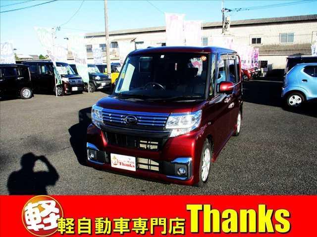 タント(ダイハツ) カスタムＸ　アイドリングストップ　ナビ　フルセグＴＶ　バックカメラ　ＥＴＣ　アルミホイール　片側電動スライドドア　ＡＢＳ　セキュリティ　プッシュスタート 中古車画像