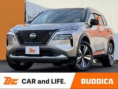 エクストレイル G e-4ORCE 禁煙車 4WD 2トーン 12.3型ナビ ルーフレール プロパイロット フルセグ アラビュー 360度セーフティA LEDヘッド パワーバックドア パワーシート シートヒーター 純19インチAW 中古車画像