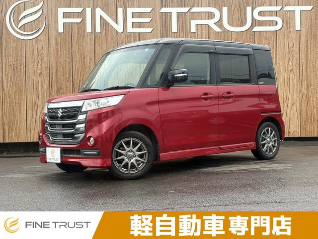 スペーシアカスタムＺ(スズキ) Ｚ　ユーザー買取車　メモリーナビ　バックカメラ　ＥＴＣ　両側パワースライドドア　フリップダウンモニター　Ｂｌｕｅｔｏｏｔｈ　フルセグＴＶ　シートヒーター　ドライブレコーダー　禁煙車　ＨＩＤヘッドライト 中古車画像