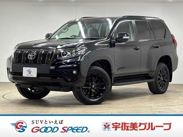 ランドクルーザープラド(トヨタ) ＴＸ　Ｌパッケージ・ブラックエディション　特別仕様車／黒革／シートベンチレーション／パワーシート／純正９インチナビ／全方位カメラ／レーダークルコン／レーンキープアシスト／ＬＥＤヘッドライト／オートハイビーム／クリアランスソナー 中古車画像
