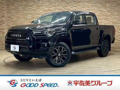ハイラックス Z GRスポーツ 4WD GRスポーツグリル 軽油 メーカーナビ 全周囲 BSM ETC パドルシフト クリアランスソナー 追従クルコン パワーシート 純正18インチアルミ 2WD4WD切替 ヒルディセントコントロール 中古車画像