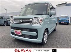 スペーシア ハイブリッドG スズキセーフティサポート 横滑り防止装置 両側スライドドア オートエアコン オートライト プッシュスタート スマートキー パワーウインドウ アイドリングストップ 禁煙車 修復歴無 中古車画像