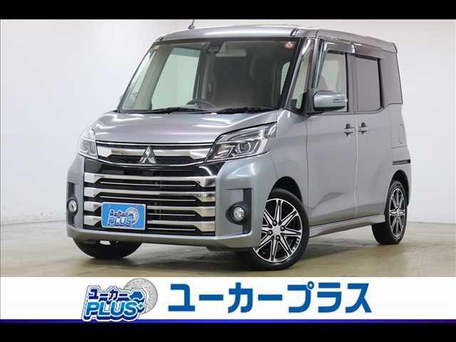 ｅＫスペースカスタム(三菱) カスタムＴ　ｅ−アシスト　両側パワースライド　禁煙車　ターボ　シートヒーター　Aftermarket７型ナビ　フルセグ　Ｂｌｕｅｔｏｏｔｈ　バックカメラ　ＥＴＣ　ＬＥＤオートライト　衝突被害軽減ブレーキ　スマートキー　クルーズコントロール 中古車画像