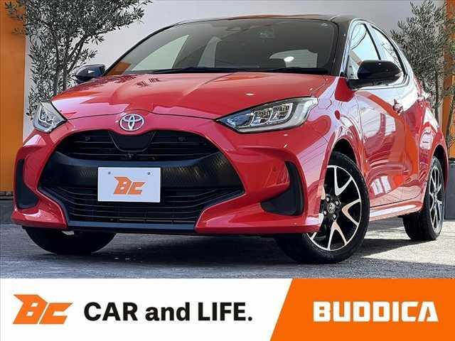 ヤリス(トヨタ) Ｚ　禁煙　２トーンカラー　純８インチＤＡ　ＢＳＭ　パノラミックビュー　純１６インチＡＷ　セーフティセンス　ＥＴＣ　シ−トヒーター　ＬＥＤ　Ａライト　オートハイビーム　ヘッドライトレベライザ　ＳＲＳエア 中古車画像