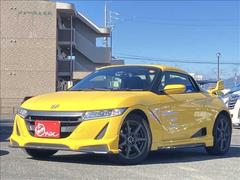 S660 α 無限エアロ・フロアマット S660.comハードトップ シルクブレイズリヤスポイラー リヤディフューザー BRITZタワーバー フジツボマフラー WORK15インチアルミ  センターディスプレイ 中古車画像