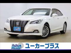 クラウンハイブリッド ロイヤルサルーン レーダークルーズ シートヒーター プリクラッシュセーフティ レーダークルーズ 純正ナビ フルセグTV Bluetooth バックカメラ ETC クリアランスソナー 禁煙車 シートヒーター ステアリングヒーター ハイブリッド 中古車画像
