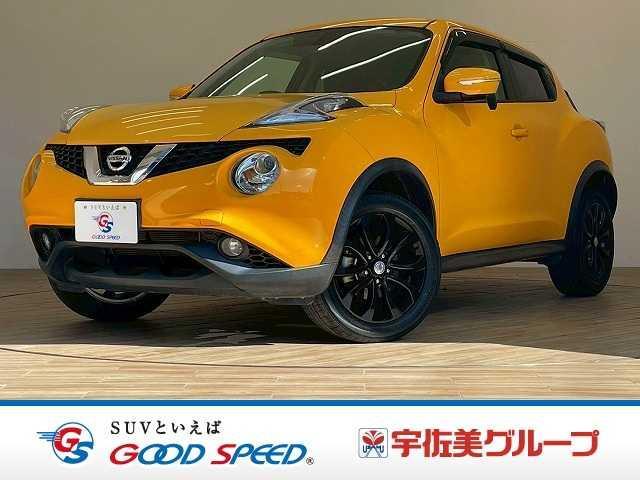 沖縄県の中古車ならジューク １５ＲＸ　Ｖセレクション　純正７インチナビ　バックカメラ　純正１７インチアルミホイール　オートライト　オートエアコン　レーンキープ　Ｂｌｕｅｔｏｏｔｈ　フルセグ　フォグライト　電動格納ミラー　ＥＴＣ　アイドリングストップ