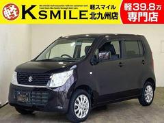 ワゴンＲ　ＦＸ　禁煙車　ナビ　ワンセグＴＶ　ＣＤ　電動格納ドアミラー　シートヒーター　アイドリングストップ　キーレス　社外アルミ　パワステ　パワーウィンドウ　エアバック　ベンチシート　フルフラットシート（スズキ）