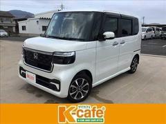 N-BOXカスタム ベースグレード フルセグナビ・Bluetooth付 バックカメラ Honda SENSING 両側スライド片側電動ドア スマートキー シートヒーター ACC ETC ECS LEDヘッドライト ドライブレコーダー 中古車画像