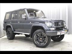 ランドクルーザープラド SXワイド ディーゼルターボ オートマ リフトアップ ワイドボディ オープンカントリーRTタイヤ ブラックシートカバー 地デジナビ ブルートゥース キーレス ETC リアヒーター 寒冷地 1ナンバー 中古車画像