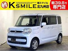 スペーシア ハイブリッドG 禁煙車 社外CDコンポ ABS Wエアバック 横滑り防止装置 アイドリングストップ サイドエアバック オートエアコン 両側スライドドア 社外アルミホイール ベンチシート スマートキー 中古車画像