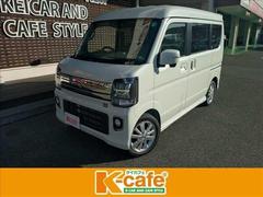 エブリイワゴン PZターボ 両側スライド片側電動ドア スマートキー 衝突被害軽減ブレーキ 車線逸脱防止装置 アイドリングストップ クリアランスソナー ECS シートヒーター LEDヘッドライト 中古車画像