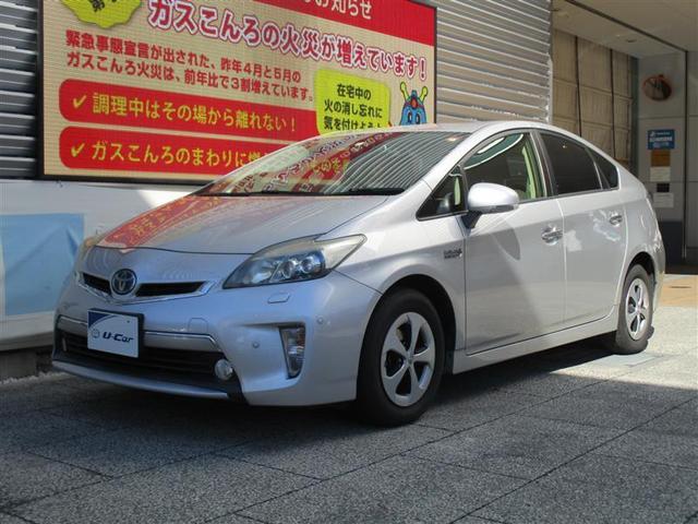 トヨタ プリウスphvgレザーパッケージ レザーシート 地デジ ledライト hddナビ ワンオーナー etc クルコン スマートキー ナビtv パワーシート dvd rカメラの中古車 車体価格66万円 2012 平成24 年式 走行10 1万キロ 車体色シルバーm 東京都杉並区今川