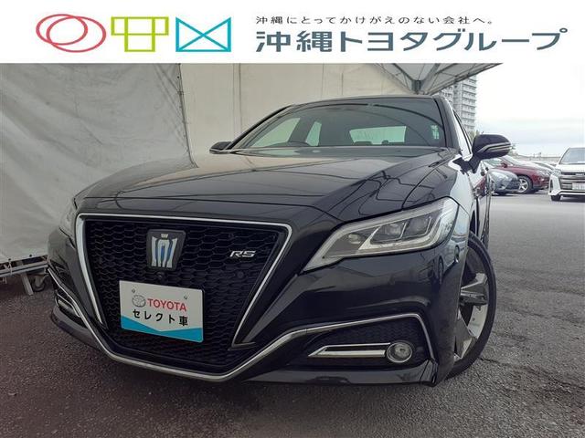 沖縄県の中古車ならクラウンハイブリッド ＲＳアドバンス　フルセグ　メモリーナビ　ＤＶＤ再生　ミュージックプレイヤー接続可　バックカメラ　衝突被害軽減システム　ＥＴＣ　ドラレコ　ＬＥＤヘッドランプ　記録簿