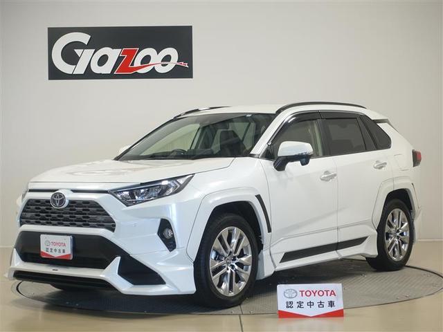 トヨタ ＲＡＶ４ Ｇ　Ｚパッケージ　４ＷＤ　フルセグ　メモリーナビ　ＤＶＤ再生　ミュージックプレイヤー接続可　バックカメラ　衝突被害軽減システム　ＥＴＣ　ＬＥＤヘッドランプ　ワンオーナー　フルエアロ　記録簿