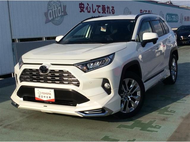 トヨタ ＲＡＶ４ Ｇ　Ｚパッケージ　４ＷＤ　フルセグ　メモリーナビ　ＤＶＤ再生　ミュージックプレイヤー接続可　バックカメラ　衝突被害軽減システム　ＥＴＣ　ＬＥＤヘッドランプ　ワンオーナー　フルエアロ　記録簿