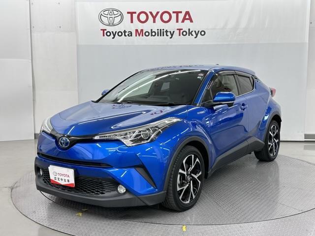 トヨタ Ｃ－ＨＲ Ｇ　アルミ付　バックモニ　ハーフ革　スマートキー　ＤＶＤ　ＴＶナビ　エアコン　盗難防止システム　ＥＴＣ付き　キーフリー　クルコン　パワーウィンドウ　メモリナビ　ドライブレコーダー　ＡＢＳ　サイドエアバック