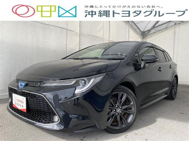 沖縄の中古車 トヨタ カローラツーリング 支払総額 254.5万円 リ済込 2021(令和3)年 3.9万km ブラックマイカ