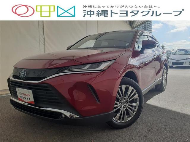 沖縄県の中古車ならハリアーハイブリッド Ｚ　レザーパッケージ　フルセグ　ミュージックプレイヤー接続可　バックカメラ　衝突被害軽減システム　ＥＴＣ　ＬＥＤヘッドランプ　記録簿