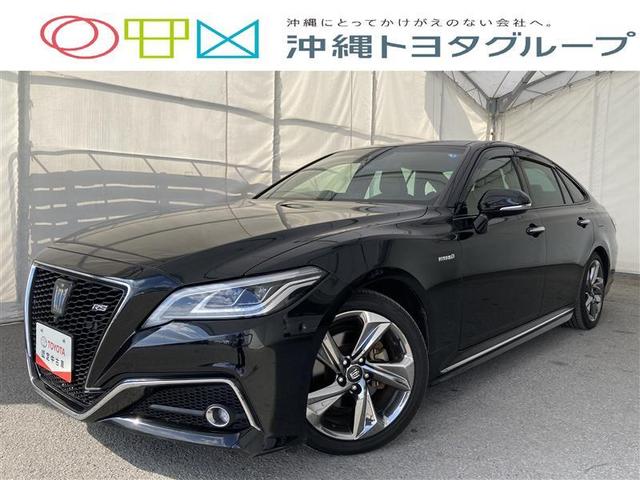 沖縄県の中古車ならクラウンハイブリッド ＲＳアドバンス　フルセグ　メモリーナビ　ＤＶＤ再生　ミュージックプレイヤー接続可　バックカメラ　衝突被害軽減システム　ＥＴＣ　ＬＥＤヘッドランプ　記録簿