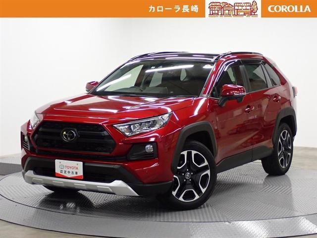 トヨタ ＲＡＶ４ アドベンチャー　サンルーフ　４ＷＤ　フルセグ　メモリーナビ　ＤＶＤ再生　バックカメラ　衝突被害軽減システム　ＥＴＣ　ドラレコ　ＬＥＤヘッドランプ　ワンオーナー　記録簿　アイドリングストップ