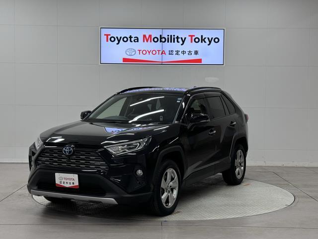 トヨタ ＲＡＶ４ ハイブリッドＧ　ナビ　横滑り防止機能　ＬＥＤヘッド　ワンオーナー車　Ｂモニター　Ｐシート　盗難防止装置　オートクルーズ　４ＷＤ　定期点検記録簿　キーレスエントリー　メモリ－ナビ　ＥＴＣ　エアバッグ　アルミホイール