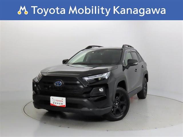 トヨタ ＲＡＶ４ ハイブリッドアドベンチャー　オフロードパッケージＩＩ　衝突被害軽減ブレーキ・誤発進制御装置・フルセグ対応Ｔコネクトナビ・合成皮革・ドライブレコーダー・ＬＥＤヘッドランプ・スマートキー・ワンオーナー