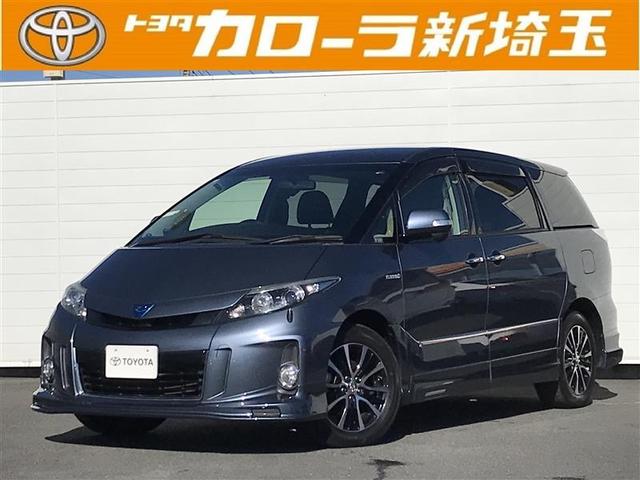 トヨタ アエラス　プレミアムエディション　両側自動ドア　１オ－ナ－　ＡＢＳ　電動シート　ＤＶＤ再生　スマキー　横滑り防止機能　地デジ　ナビ＆ＴＶ　ミュージックプレイヤー接続可　オートクルーズコントロール　アルミホイール　キーレス　記録簿有